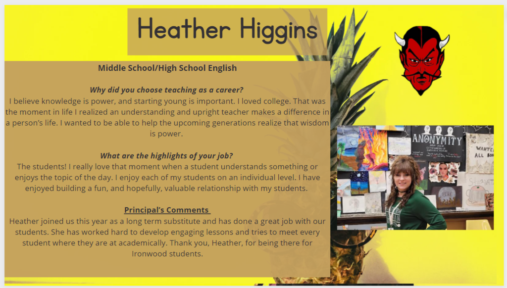 Heather Higgins Intro