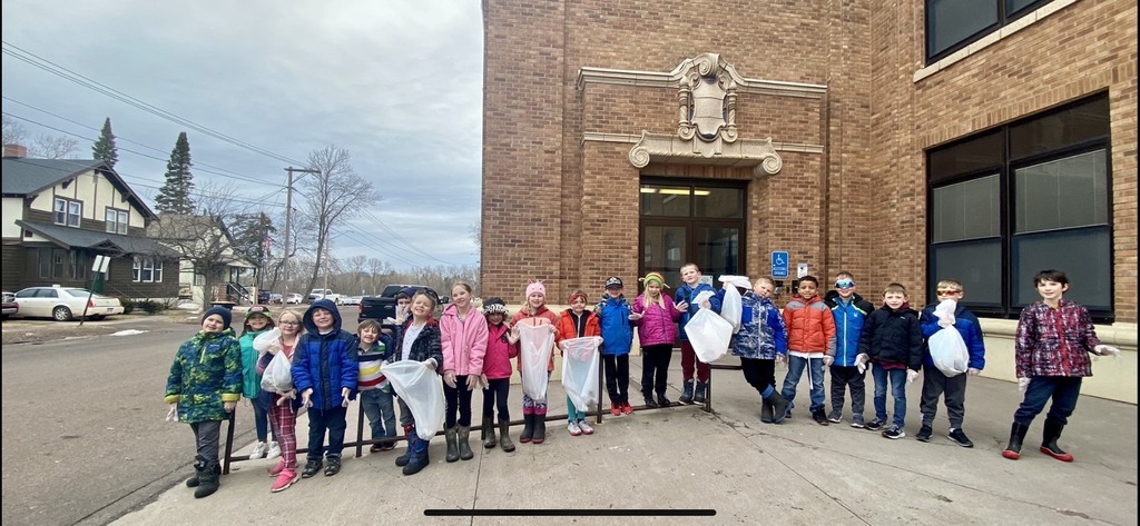 2nd Grade Earth Day Cleanup