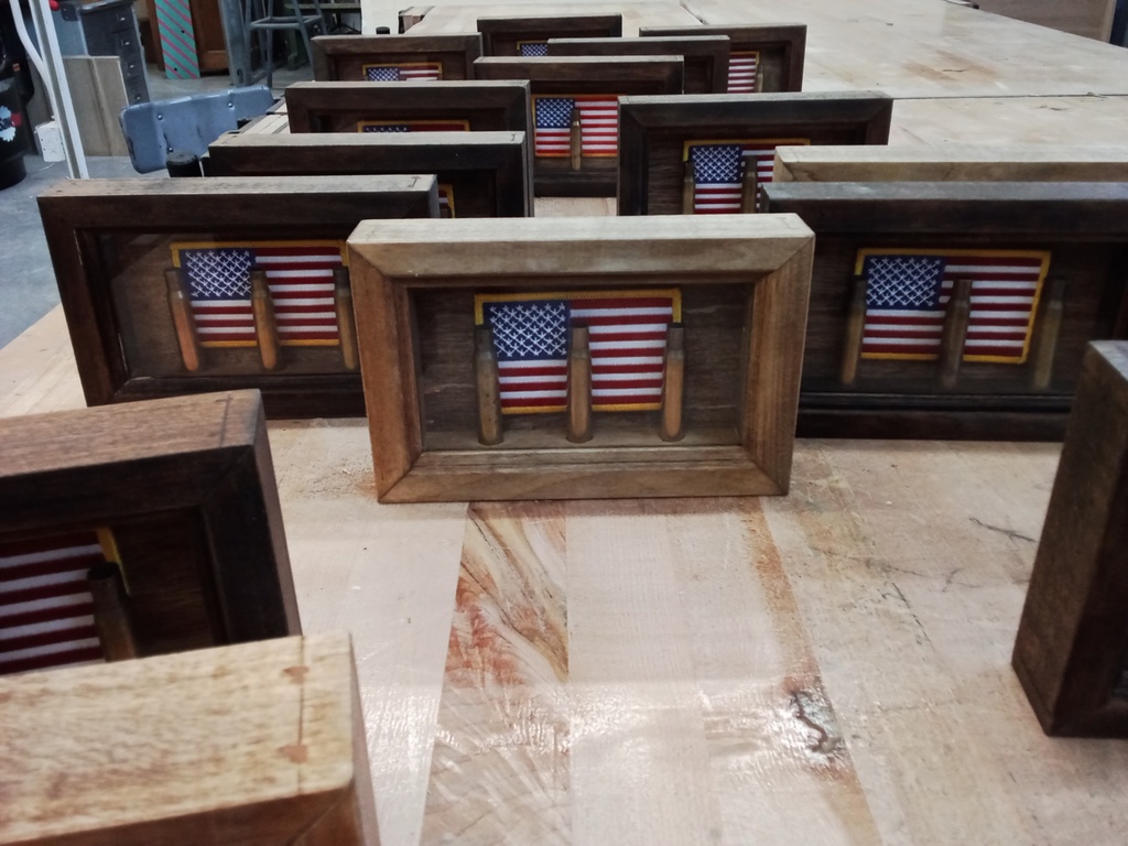 VFW shadow boxes